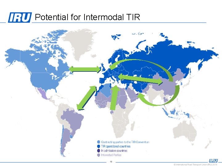 Potential for Intermodal TIR 19 