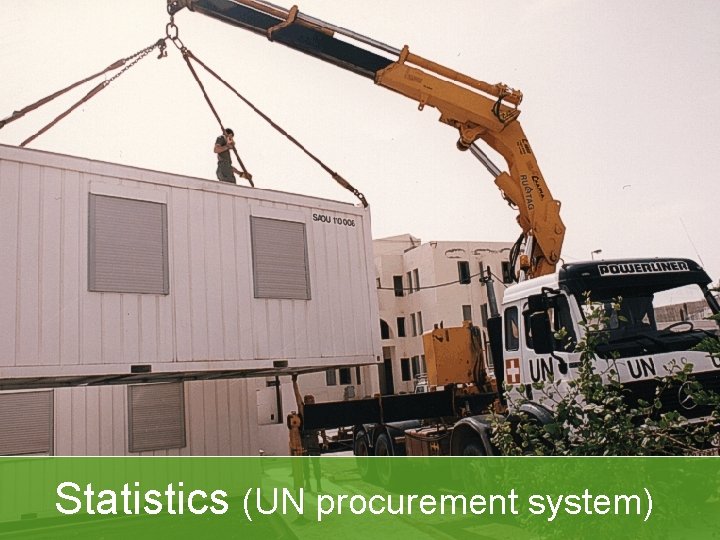 Statistics (UN procurement system) 