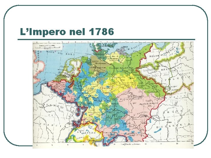L’Impero nel 1786 