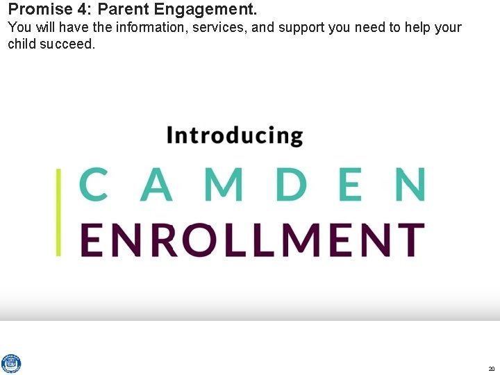 Promise 4: Parent Engagement. You will have the information, services, and support you need