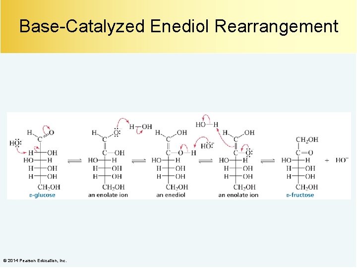Base-Catalyzed Enediol Rearrangement © 2014 Pearson Education, Inc. 