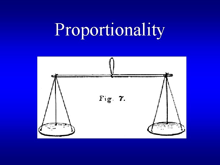 Proportionality 