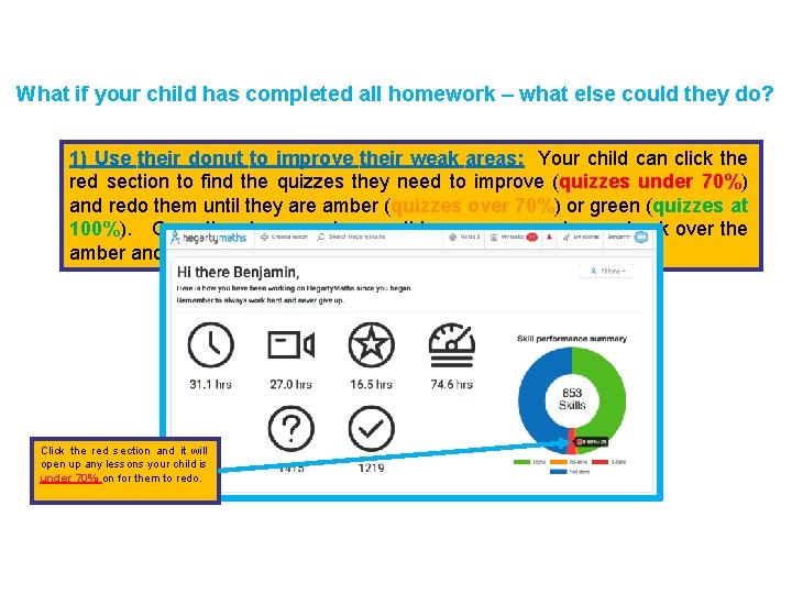 What if your child has completed all homework – what else could they do?
