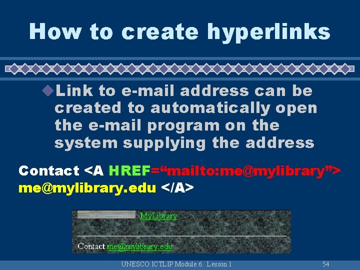 How to create hyperlinks u. Link to e-mail address can be created to automatically