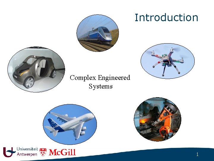 Introduction Complex Engineered Systems 1 
