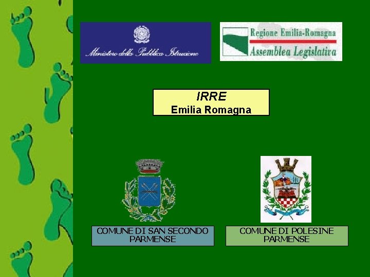 IRRE Emilia Romagna COMUNE DI SAN SECONDO PARMENSE COMUNE DI POLESINE PARMENSE 