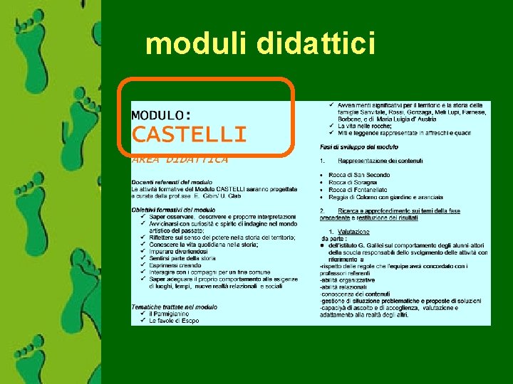 moduli didattici 