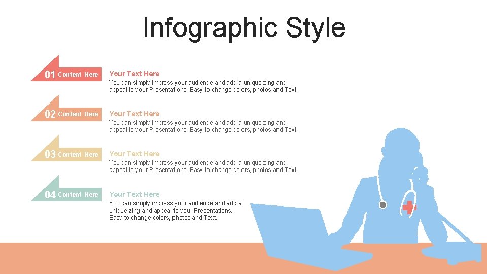 Infographic Style 01 Content Here 02 Content Here 03 Content Here 04 Content Here