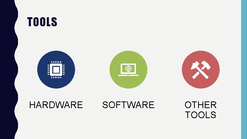 TOOLS HARDWARE SOFTWARE OTHER TOOLS 