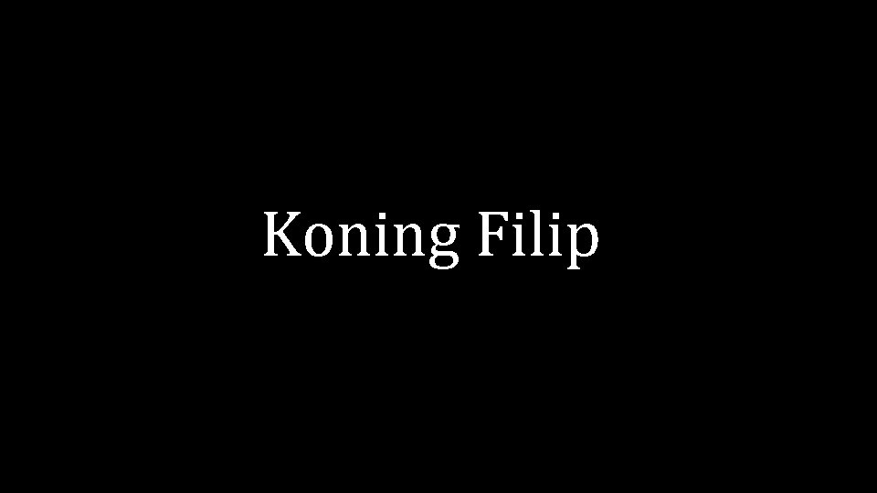 Koning Filip 