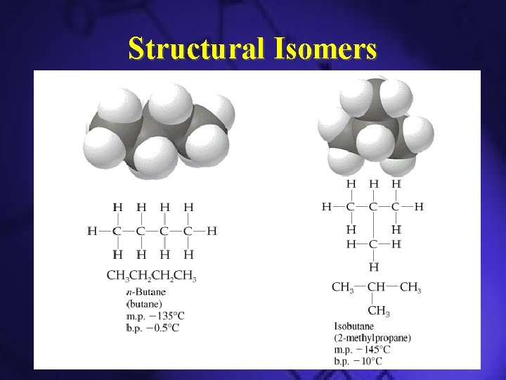 Structural Isomers 