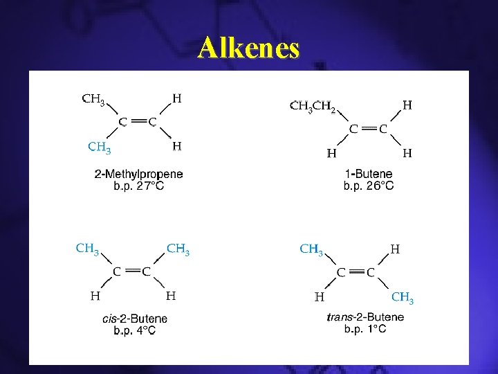 Alkenes 