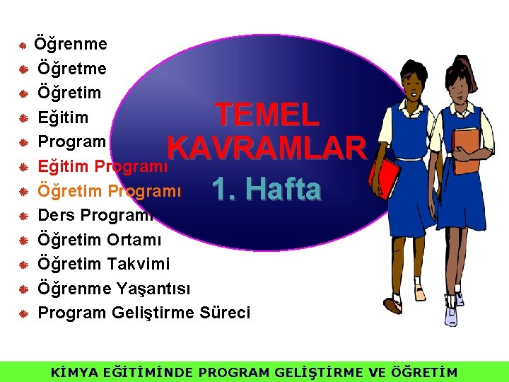 Öğrenme Öğretim Eğitim Program Eğitim Programı Öğretim Programı Ders Programı Öğretim Ortamı Öğretim Takvimi