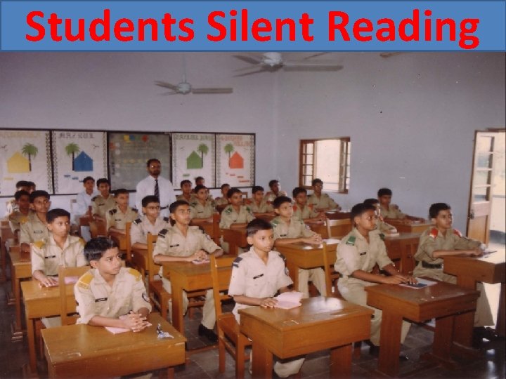 Students Silent Reading 