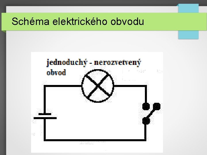 Schéma elektrického obvodu 