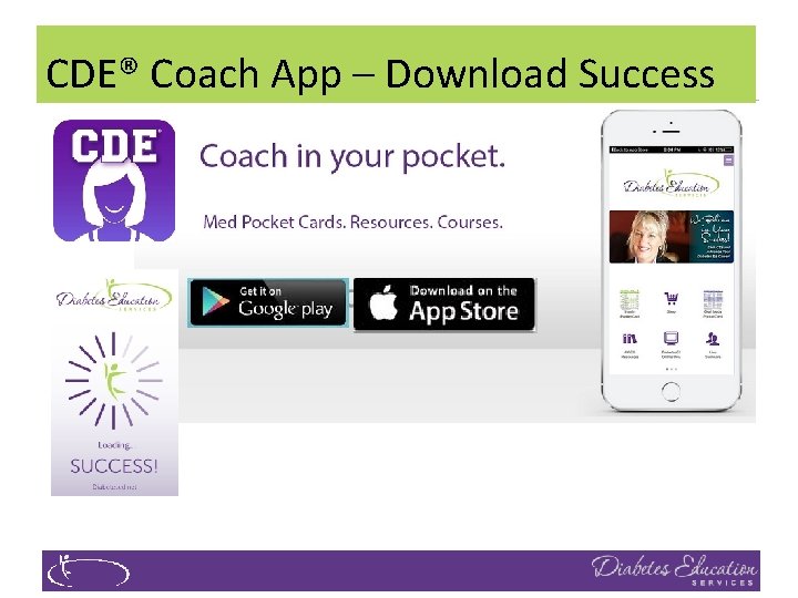 CDE® Coach App – Download Success 