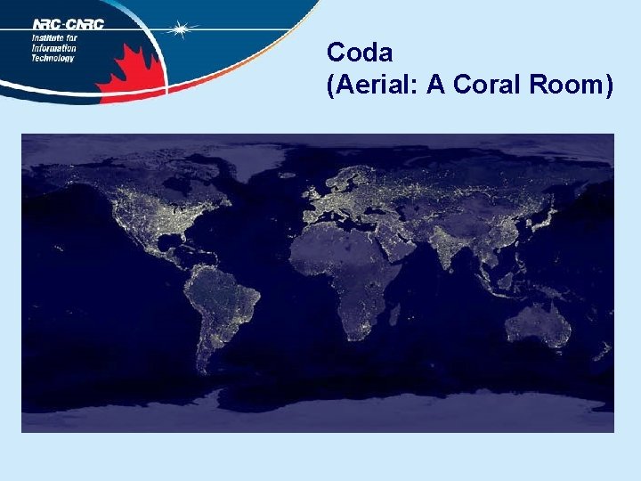 Coda (Aerial: A Coral Room) 