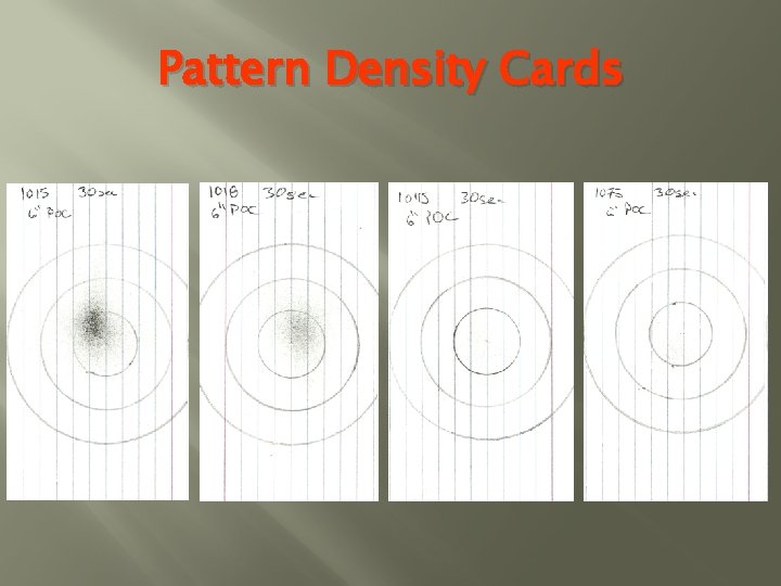 Pattern Density Cards 