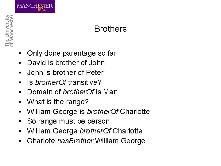 Brothers • • • Only done parentage so far David is brother of John