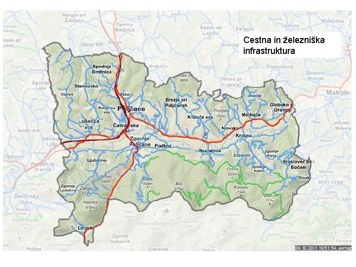 Cestna in železniška infrastruktura 