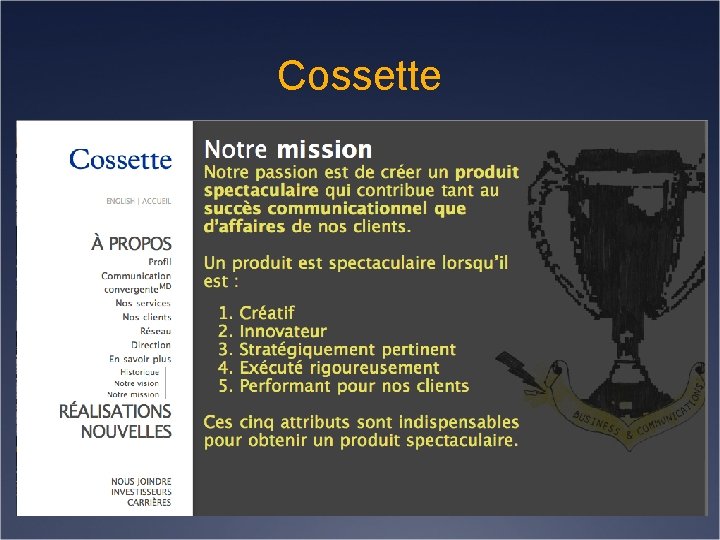 Cossette 