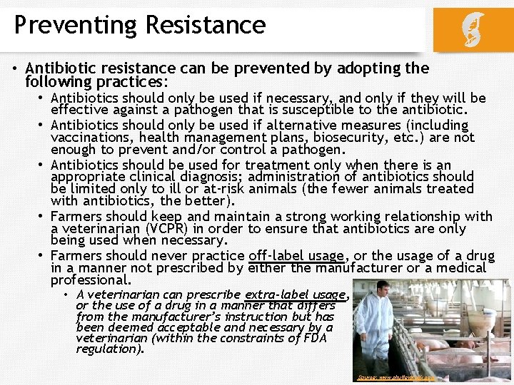 Preventing Resistance • Antibiotic resistance can be prevented by adopting the following practices: •