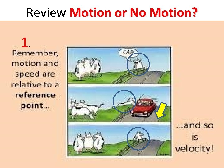 Review Motion or No Motion? 1 . 