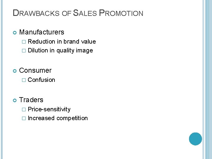SALES PROMOTION 1 MKT 405 Distribution Management M