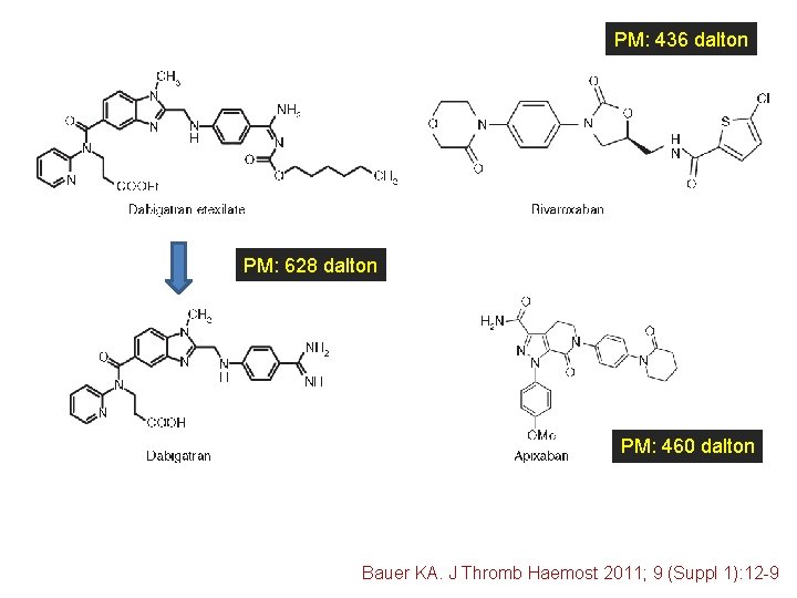 PM: 436 dalton PM: 628 dalton PM: 460 dalton Bauer KA. J Thromb Haemost