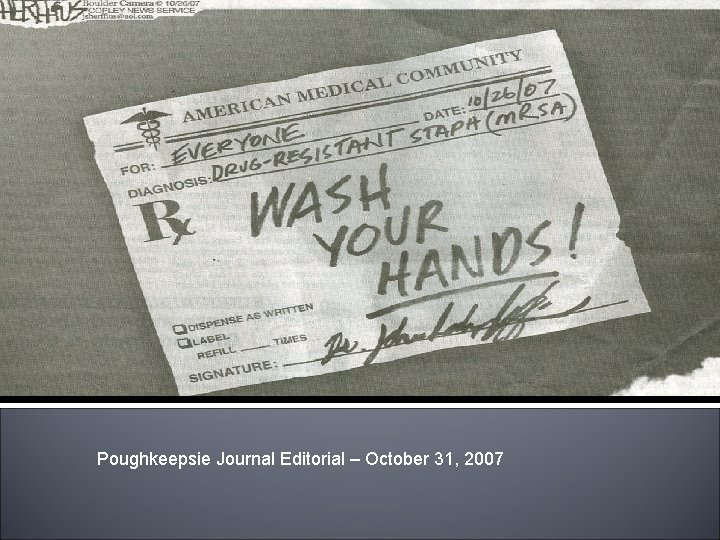 Poughkeepsie Journal Editorial – October 31, 2007 