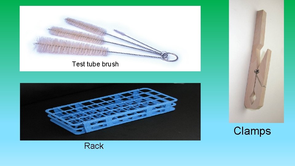 Test tube brush Clamps Rack 