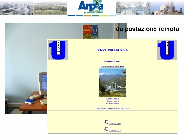 da postazione remota 