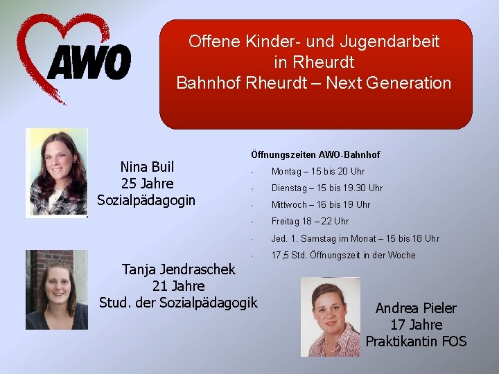 Offene Kinder- und Jugendarbeit in Rheurdt Bahnhof Rheurdt – Next Generation Nina Buil 25