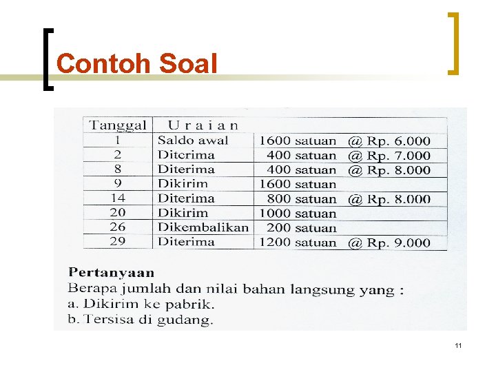 Contoh Soal 11 