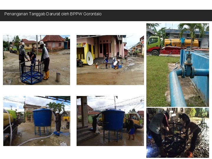 Penanganan Tanggab Darurat oleh BPPW Gorontalo 