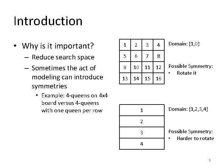Introduction • Why is it important? – Reduce search space – Sometimes the act