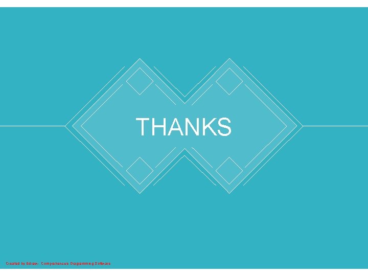 THANKS Created by Edraw - Comprehensive Diagramming Software 