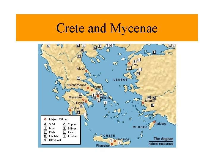 Crete and Mycenae 