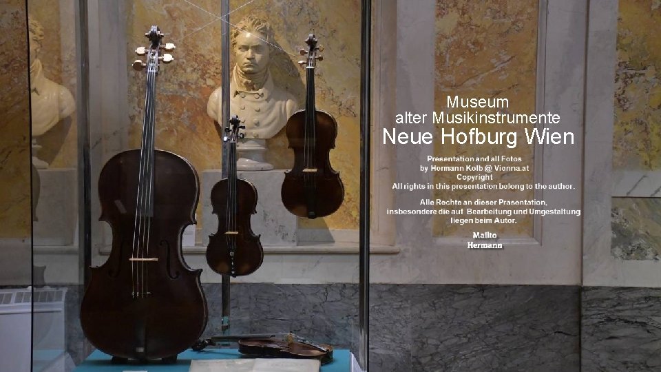 Museum alter Musikinstrumente Neue Hofburg Wien 