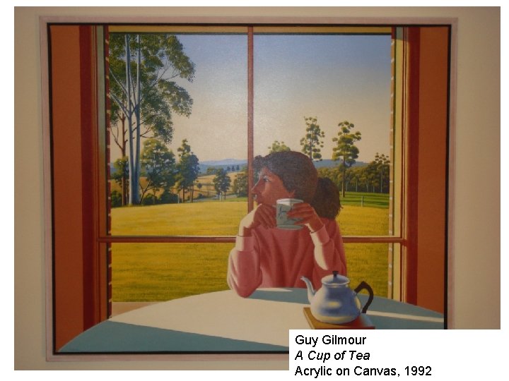 Guy Gilmour A Cup of Tea Acrylic on Canvas, 1992 