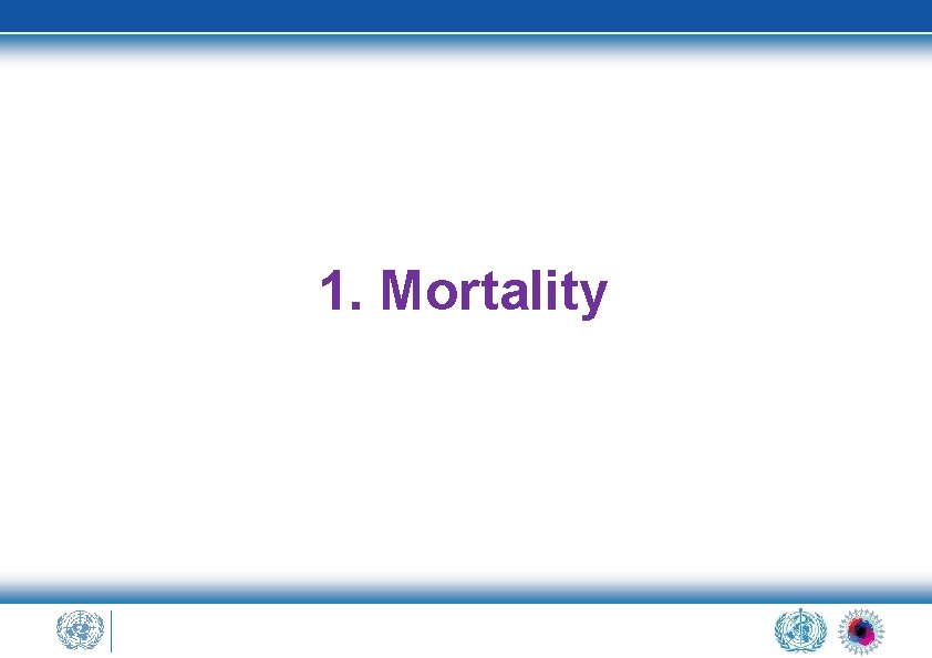 1. Mortality 