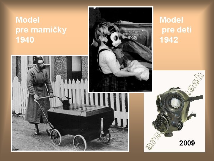 Model pre mamičky 1940 Model pre deti 1942 2009 