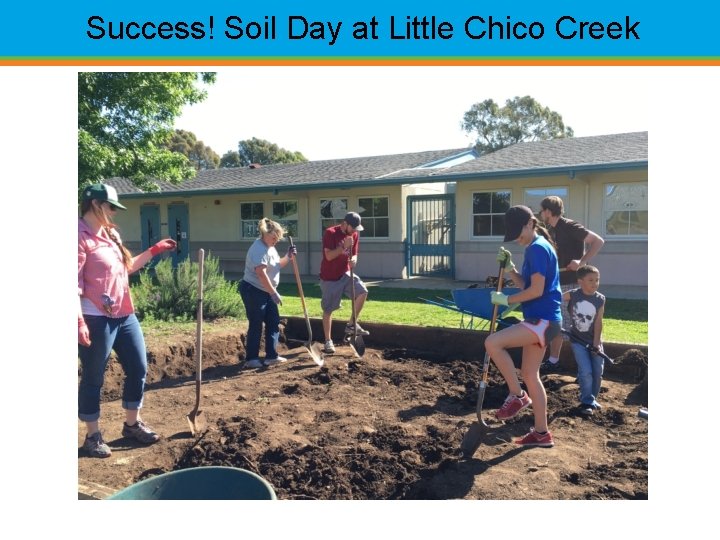 Success! Soil Day at Little Chico Creek 