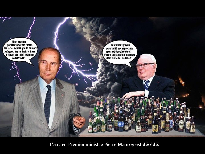 L'ancien Premier ministre Pierre Mauroy est décédé. 