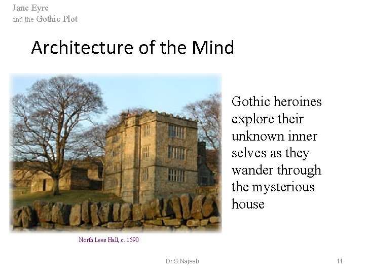 Jane Eyre and the Gothic Plot Architecture of the Mind Gothic heroines explore their