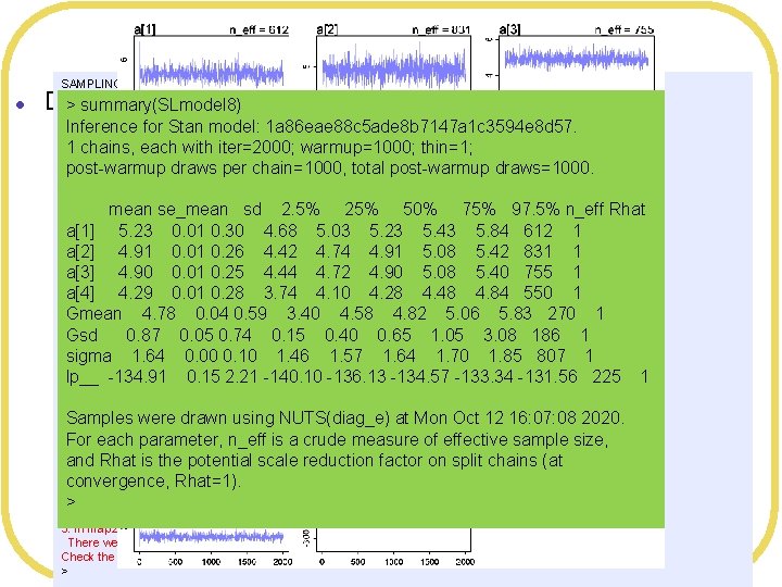 Problems l SAMPLING FOR MODEL '1 a 86 eae 88 c 5 ade 8