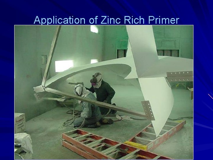 Application of Zinc Rich Primer 