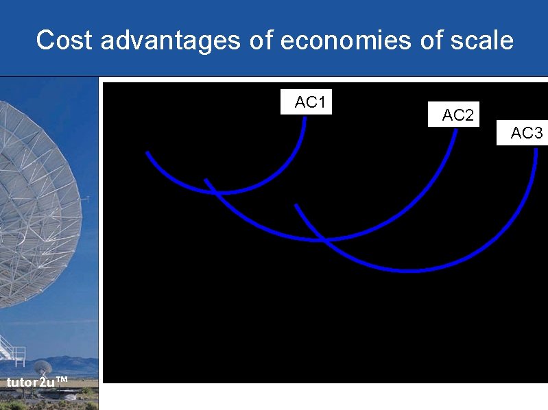 Cost advantages of economies of scale AC 1 tutor 2 u™ AC 2 AC