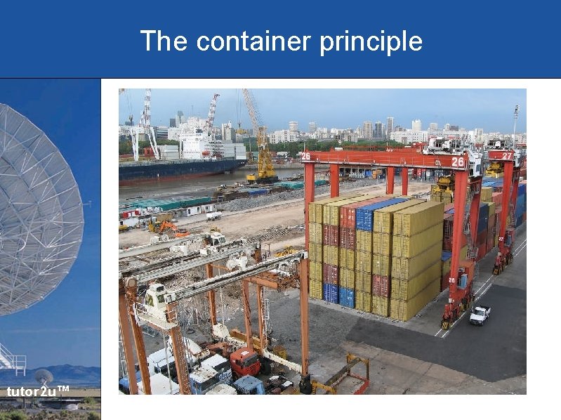 The container principle tutor 2 u™ 