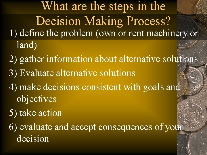 Farm Ranch Business Management Chapter 1 Agribusiness Management